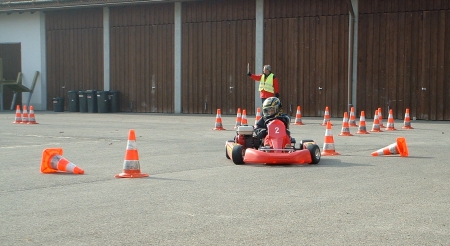 Flott unterwegs im Parcours